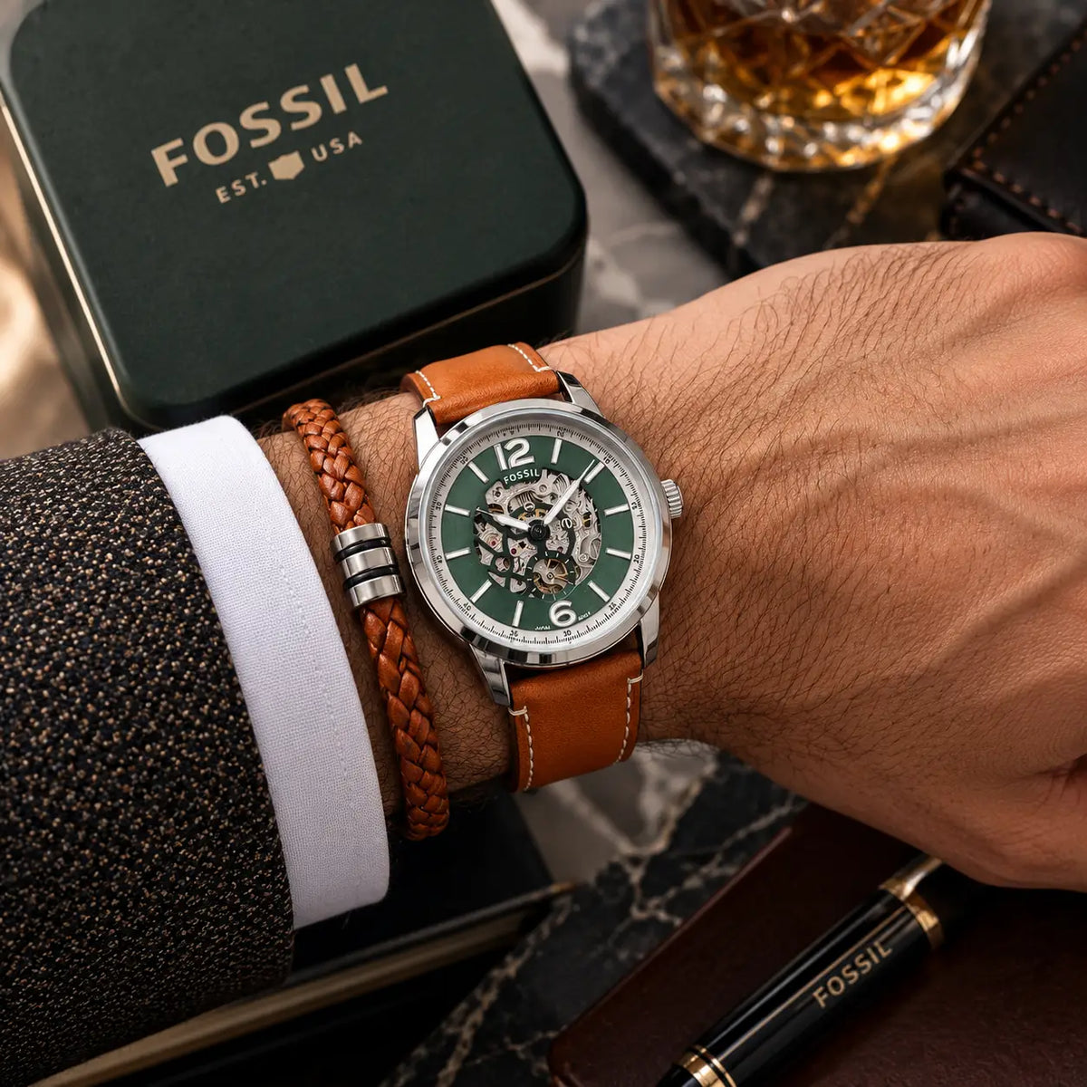FOSSIL_AUTO_SILVER_GREEN