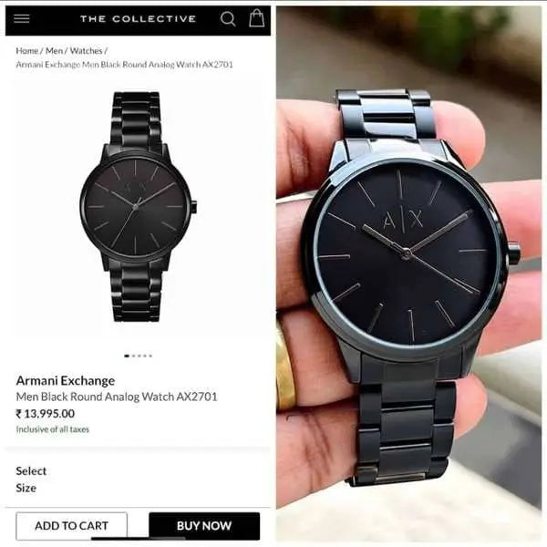Armmani Exchange classic full black ax2701