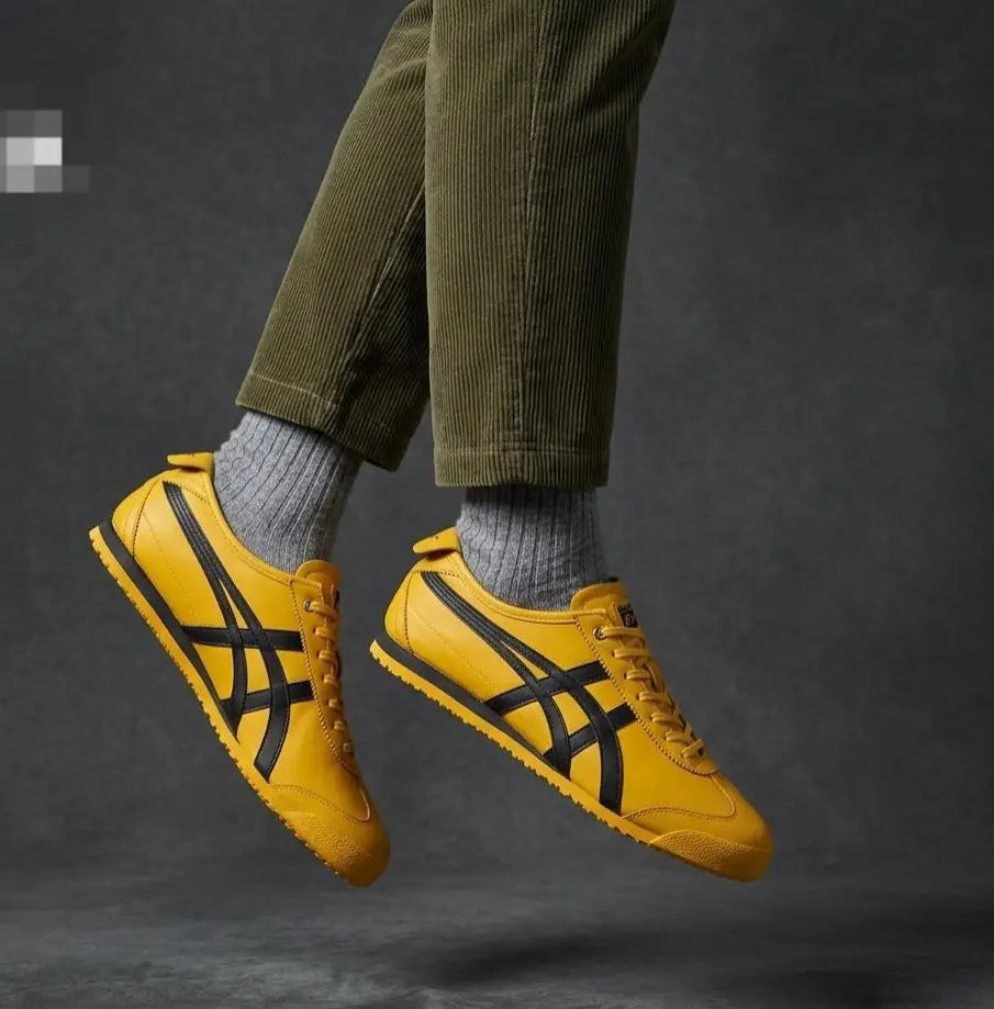 Onitsuka Tiger Mexico 66 SD Tai-Chi Yellow  Black  7A Premium Mens Sneakers D-2033