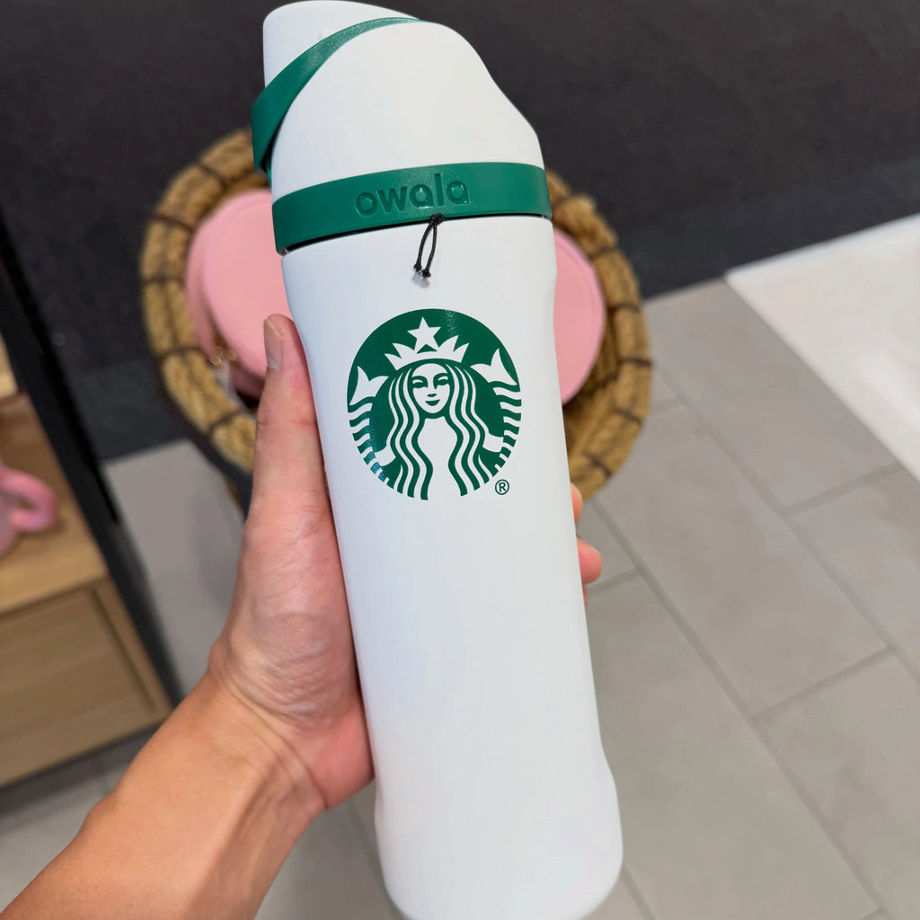 Owala Starbucks FreeSip White 24Oz | 710ml Tumbler