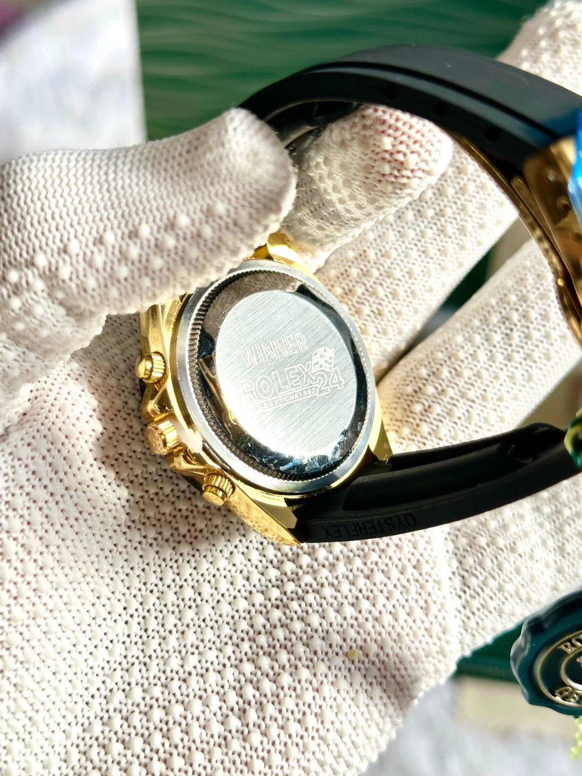 Rolex Oyster Perpetual Daytona Gold-Green