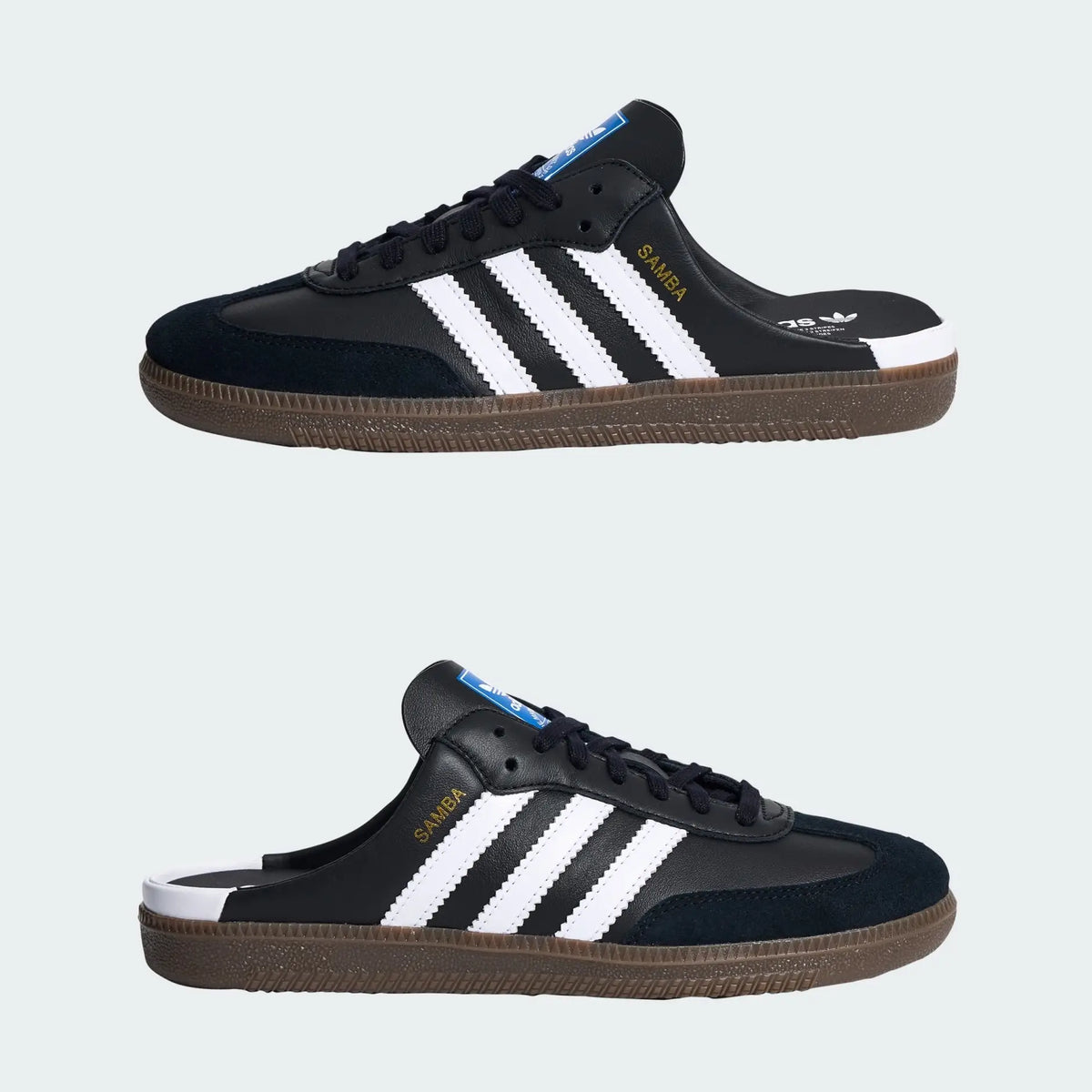 ADIDAS SAMBA OG MULE WHITE BLACK FIX