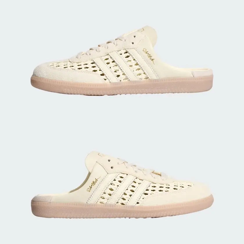 ADIDAS SAMBA OG MULE SHALLOW RICE CREAM/WHITE