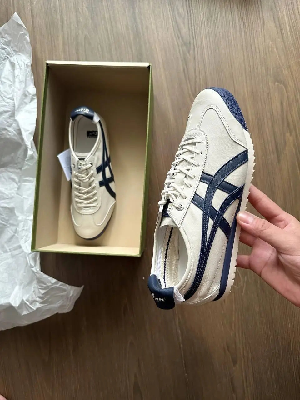 Onitsuka Tiger Mexico 66 SD Birch  Peacoat 7A Premium Sneakers D-2070