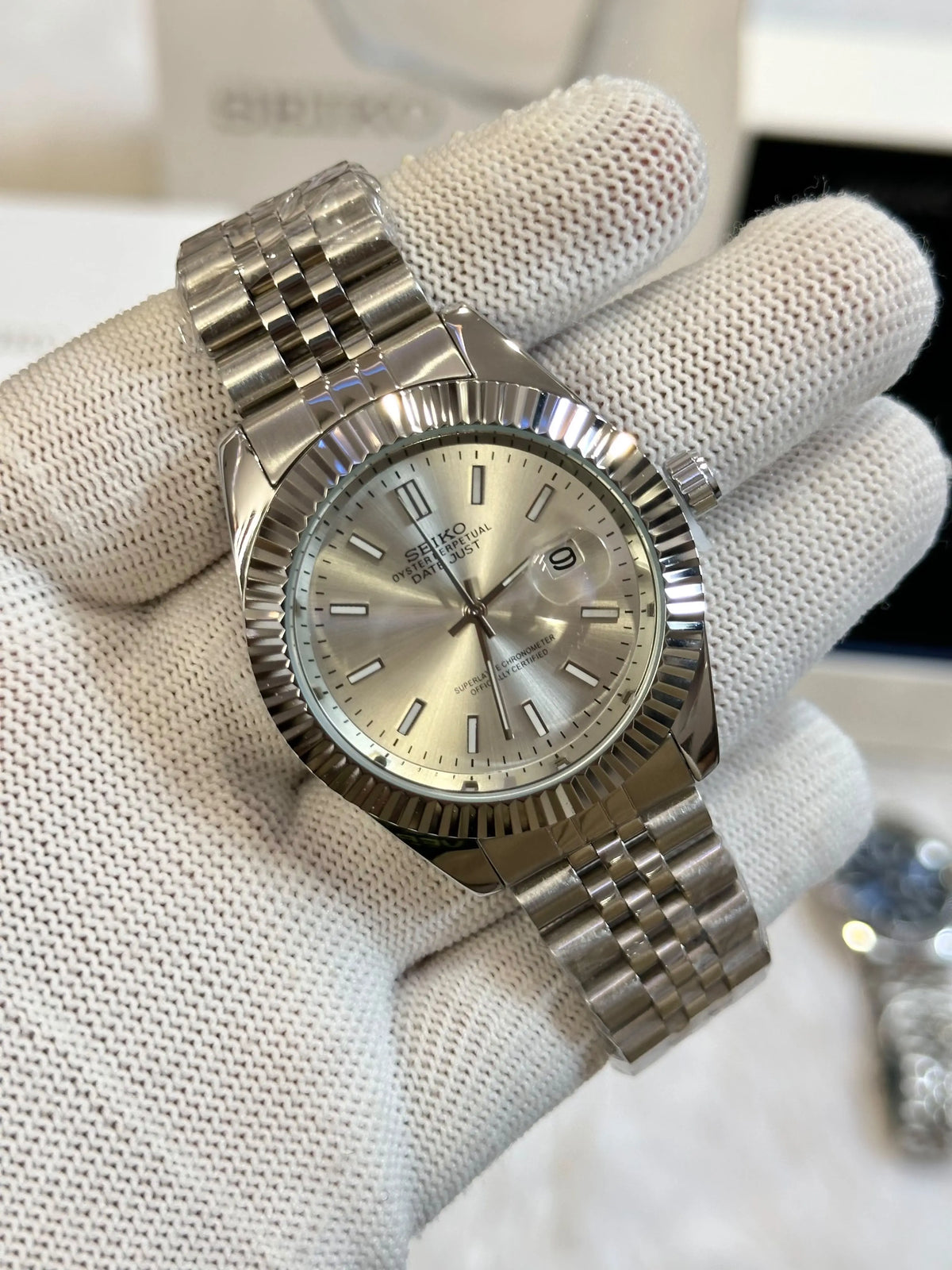 Seiko Oyster Perpetual Date Just Movment Like Automatic