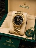 Role x Oyster Perpetual Day date Gold Black