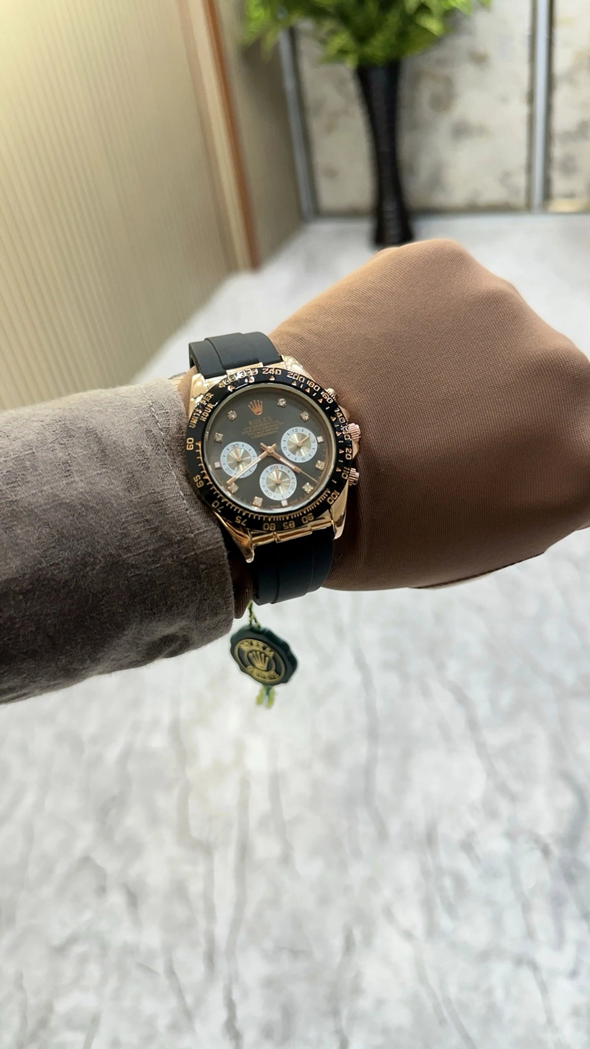 Rolex cosmograph daytona everose gold oysterflex