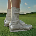 Onitsuka Tiger Mexico 66 Golf Pure Silver  7A Premium Unisex Sneakers D-2120