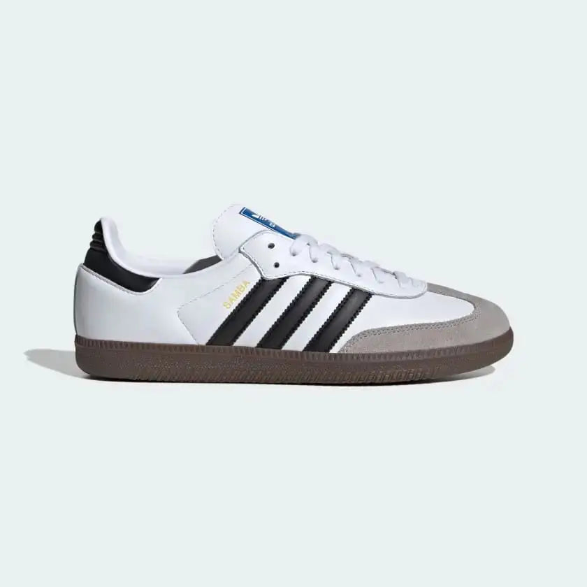 ADIDAS SAMBA OG WHITE WITH OG BOX BUTTER PAPER TAGS & EXTRA LACES