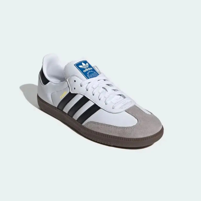 ADIDAS SAMBA OG WHITE WITH OG BOX BUTTER PAPER TAGS & EXTRA LACES