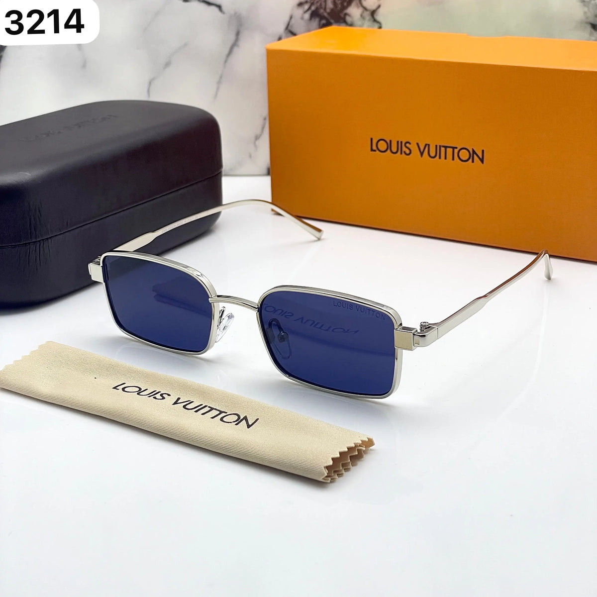 Louis Vuitton 3214 silver blue