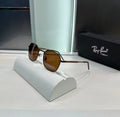 RayBan All Brown Metal Premium Shades 2821