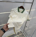 Lacost e Cream Logo Work Premium Polo T-Shirt