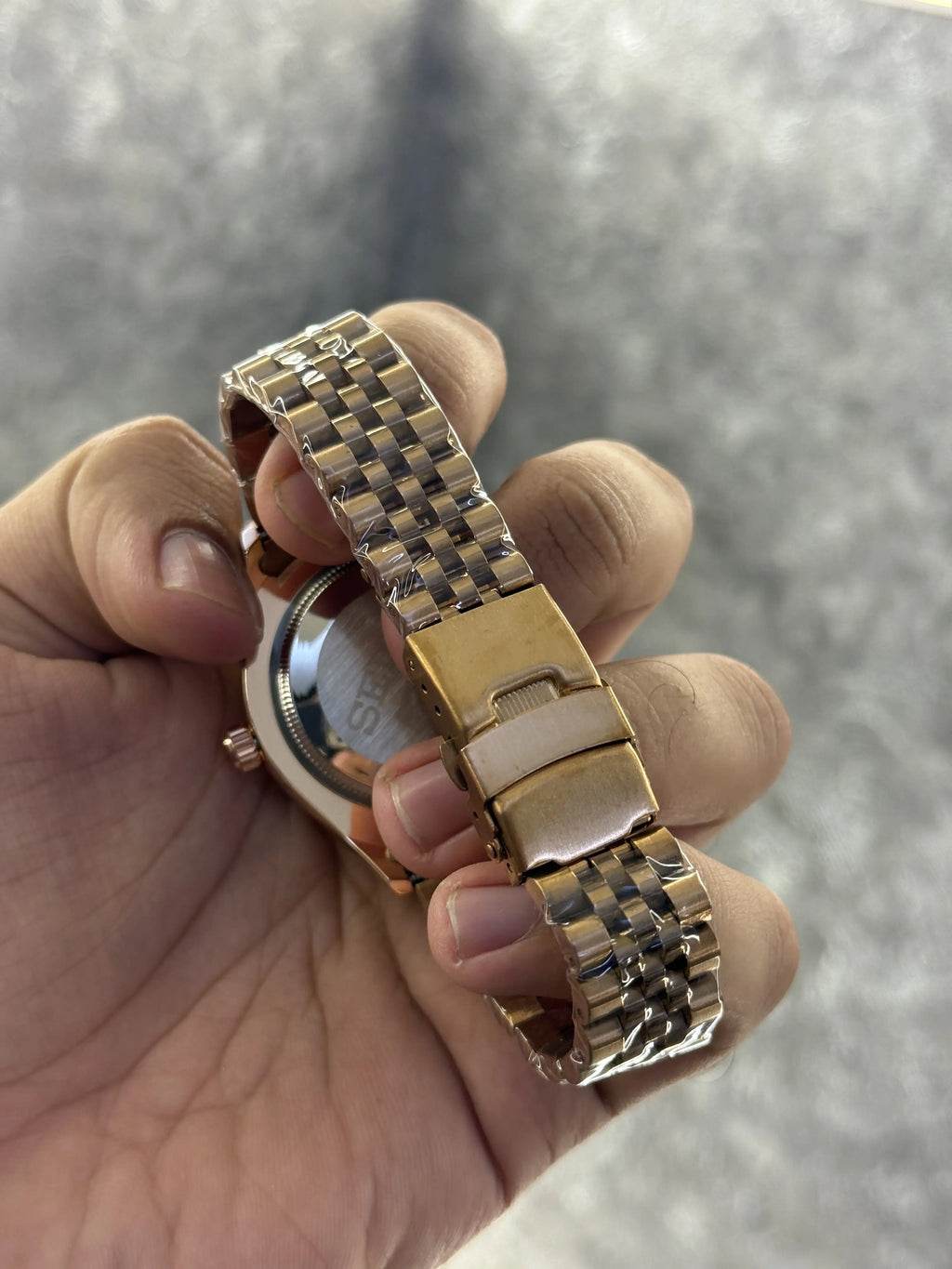 Seiko mod date just roman dial 090