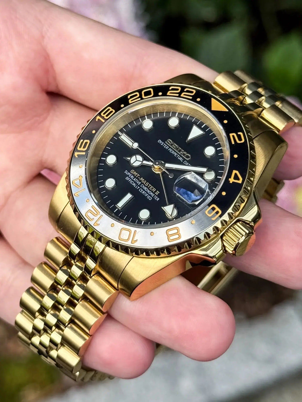 Seiko MOD GMT Master Heavy Shift Movement