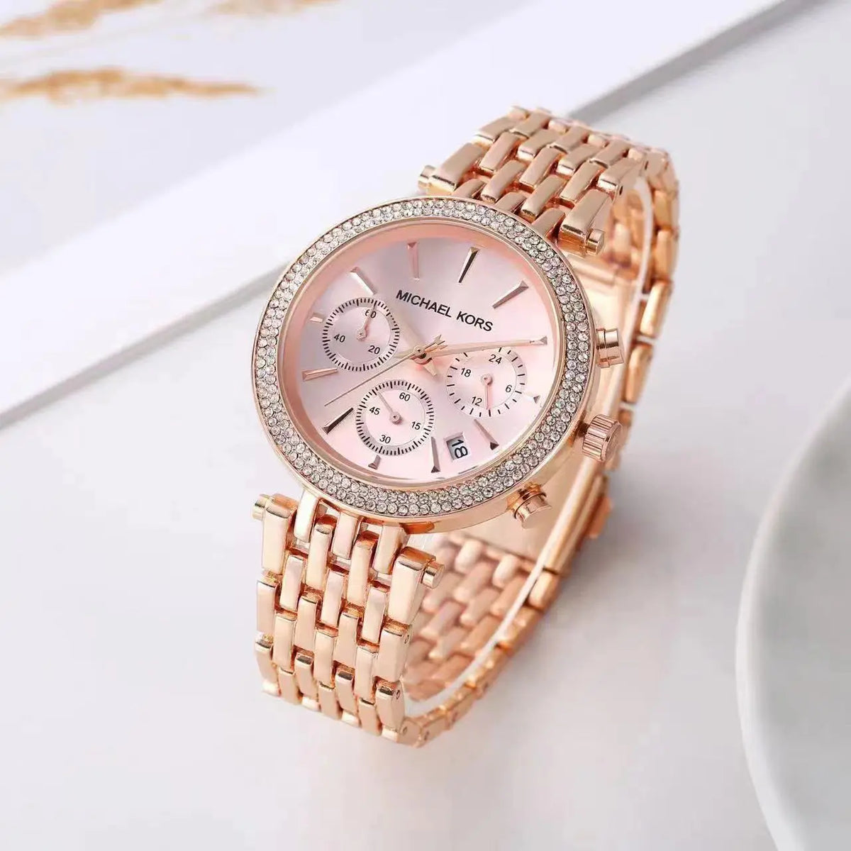 Michael Kor s Darci Chronograph Full Rose