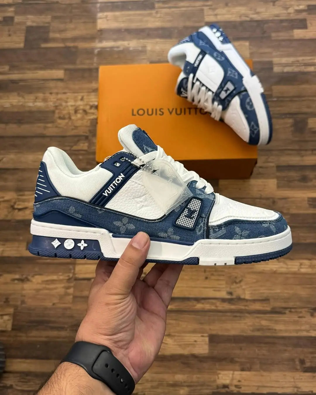 Louis Vuitton Trainer Denim Blue 212