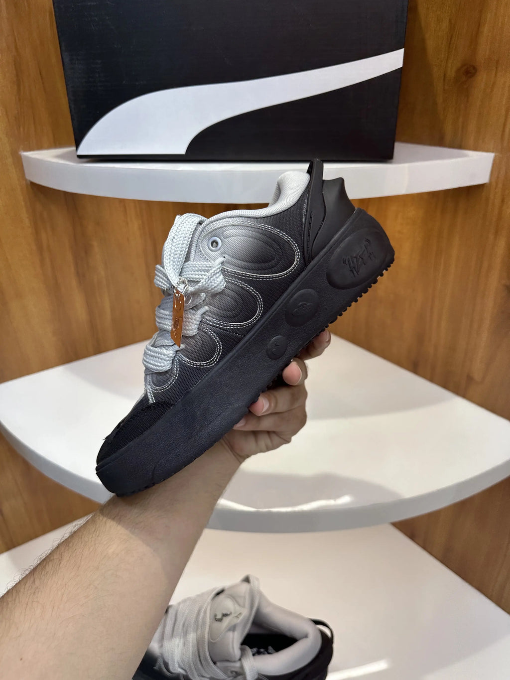 Puma_Lamelo Lafrance Gradient Black Cool Dake Grey