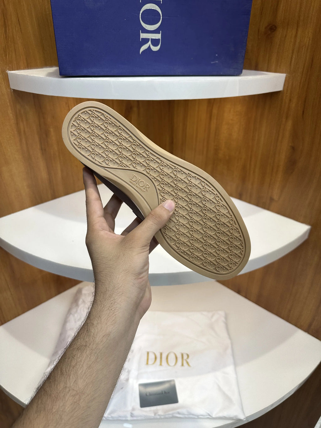 Dior_CD Logo Grey Premium Formal Loafer