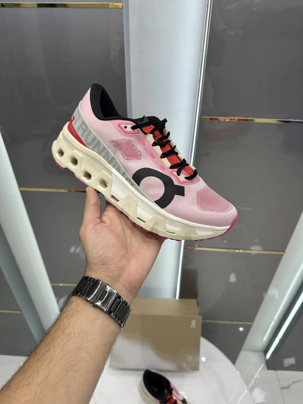 On_Cloudmonster Hyper Cream Red