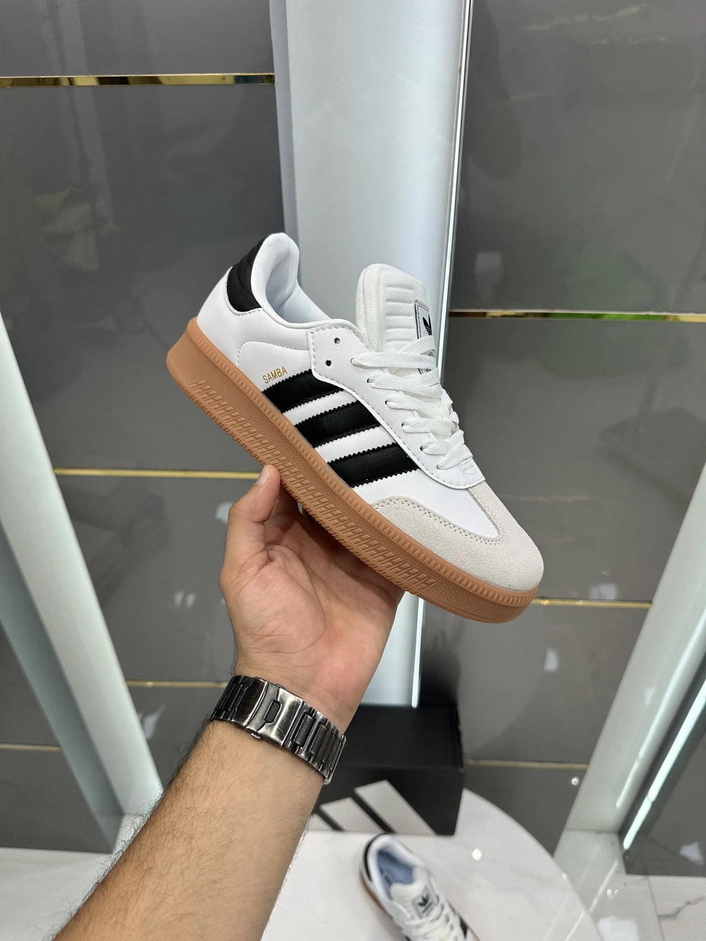 Adidas_Samba XLG White Black Sneakers