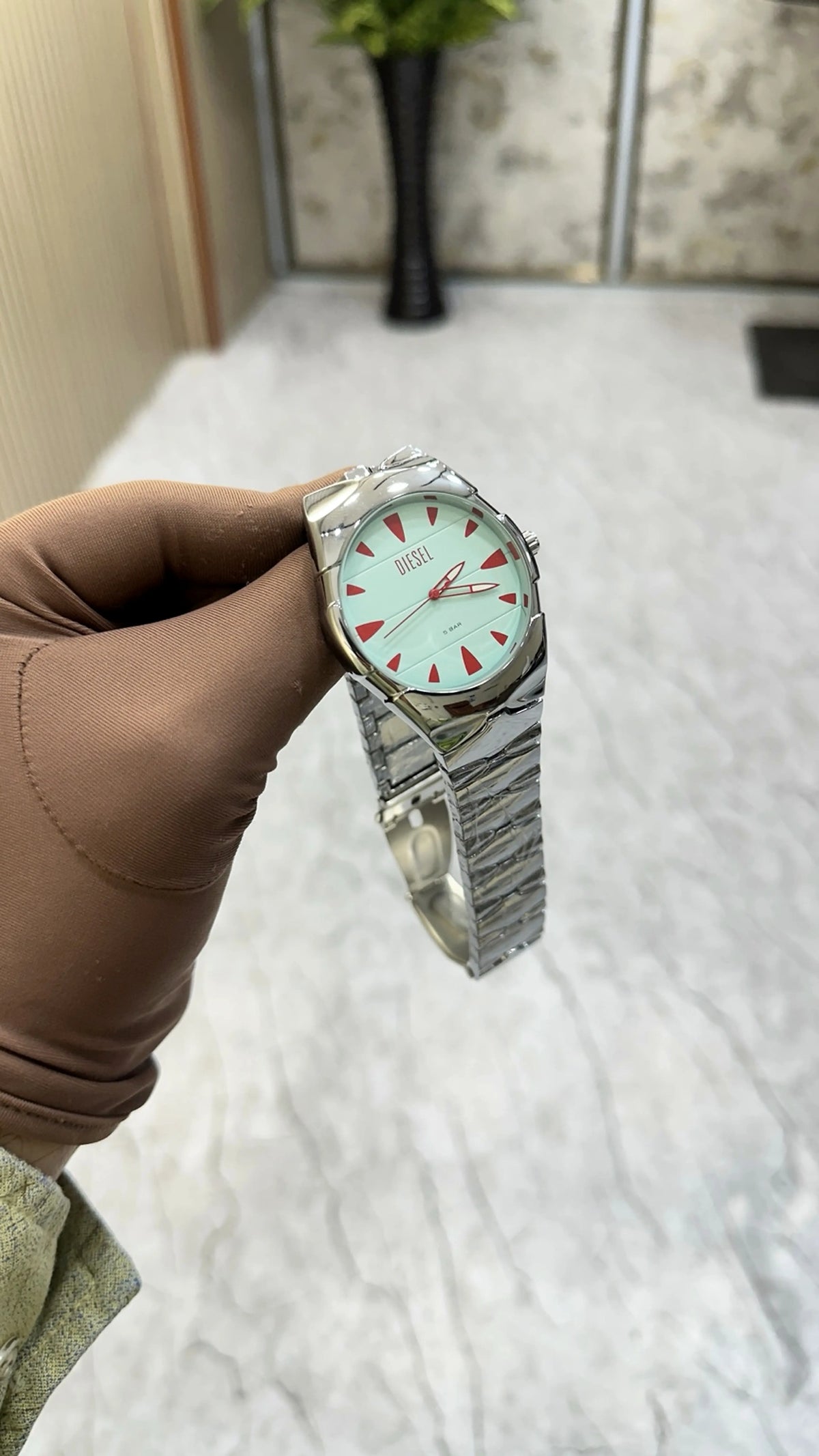Diesel Sruptor Analog Silver-Tiffny
