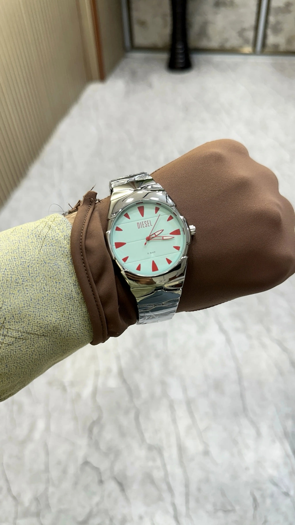 Diesel Sruptor Analog Silver-Tiffny