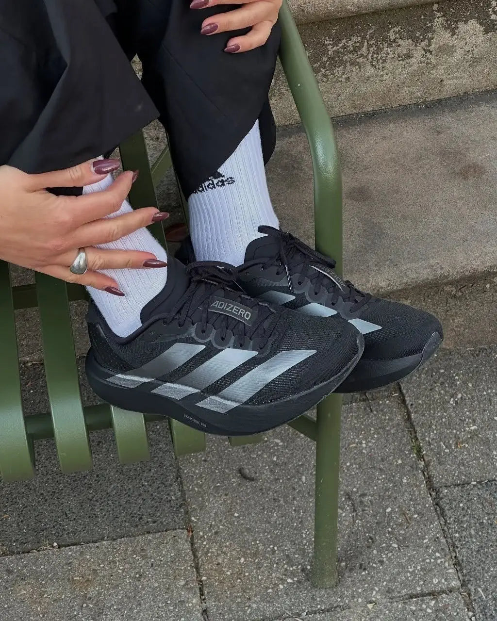 Adidas Adizero Evo SL Black Silver 415