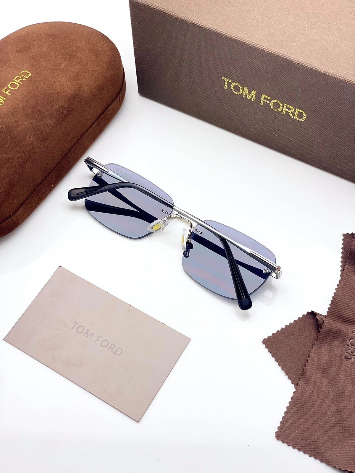 Tomford 452 Silver Black