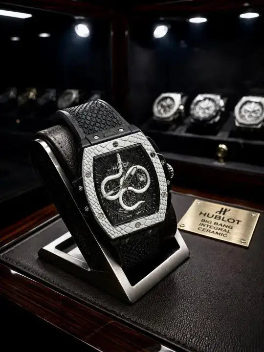 Hublot Snake Silicon Belt in silver