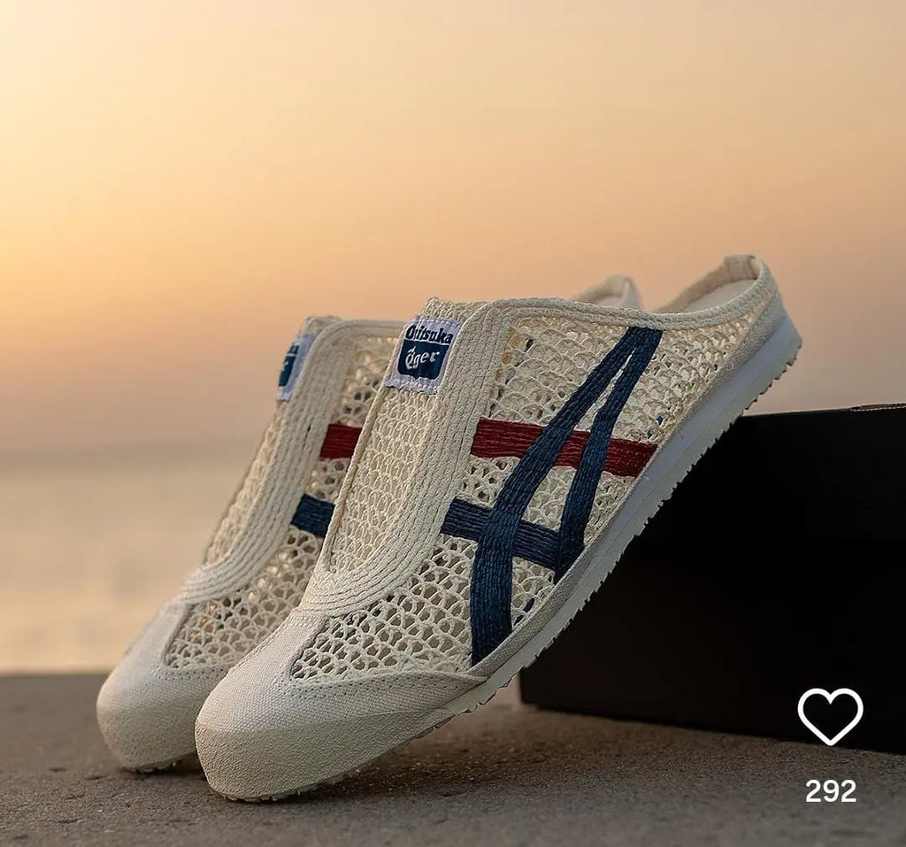 Onitsuka Tiger slip on sabot Cream Mako Blue (342