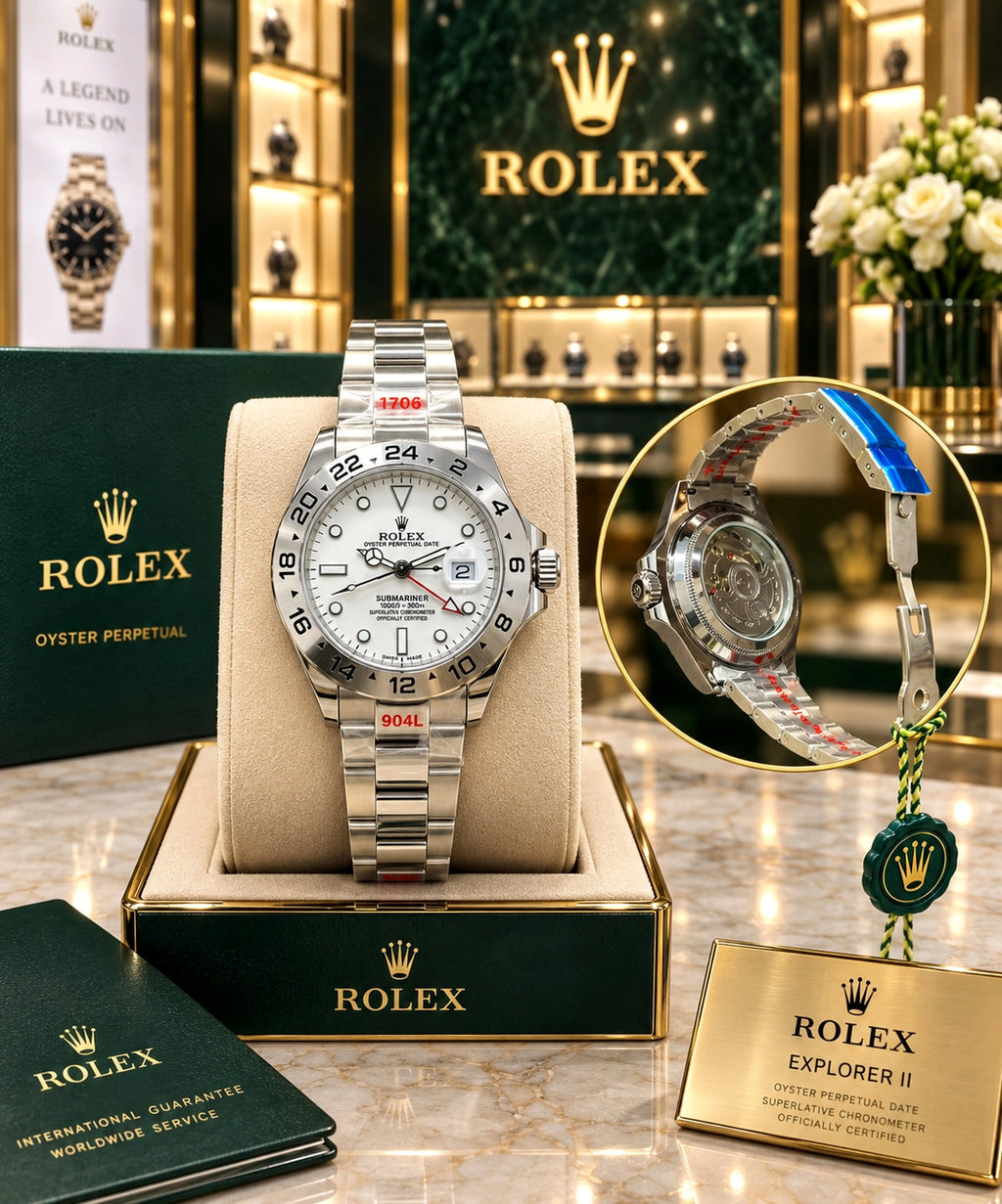 Rolex Explorer Back open Auto movment