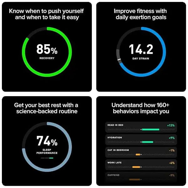 Whoop Fitness Tracker Band Woop 5.0 Health Band