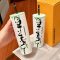 Starbucks panda and bamboo design Tumbler