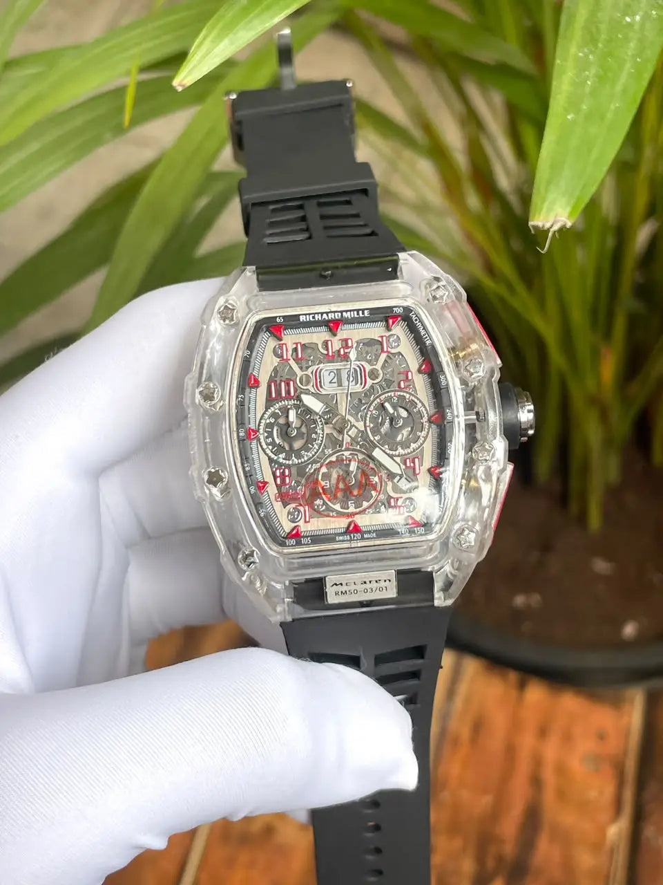 Richard Mille black  All working chrono