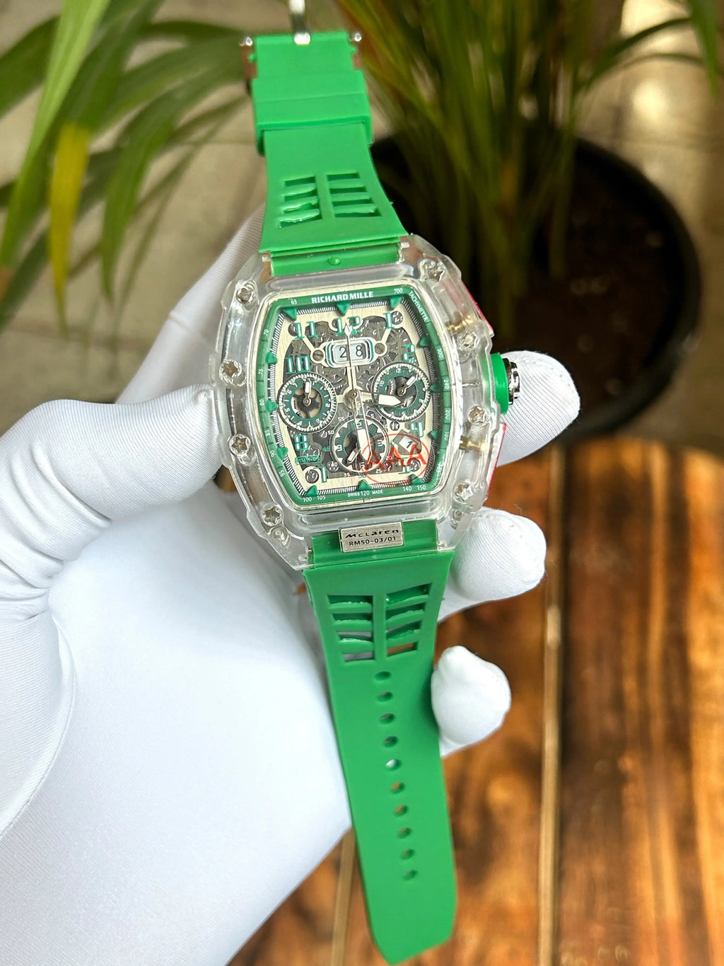 Richard Mille green All working chrono
