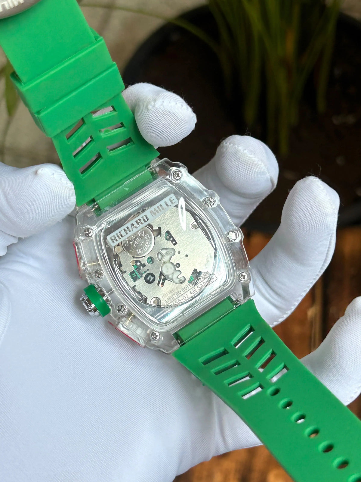 Richard Mille green All working chrono