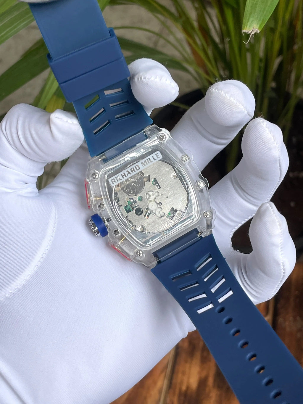 Richard Mille dark blue  All working chrono
