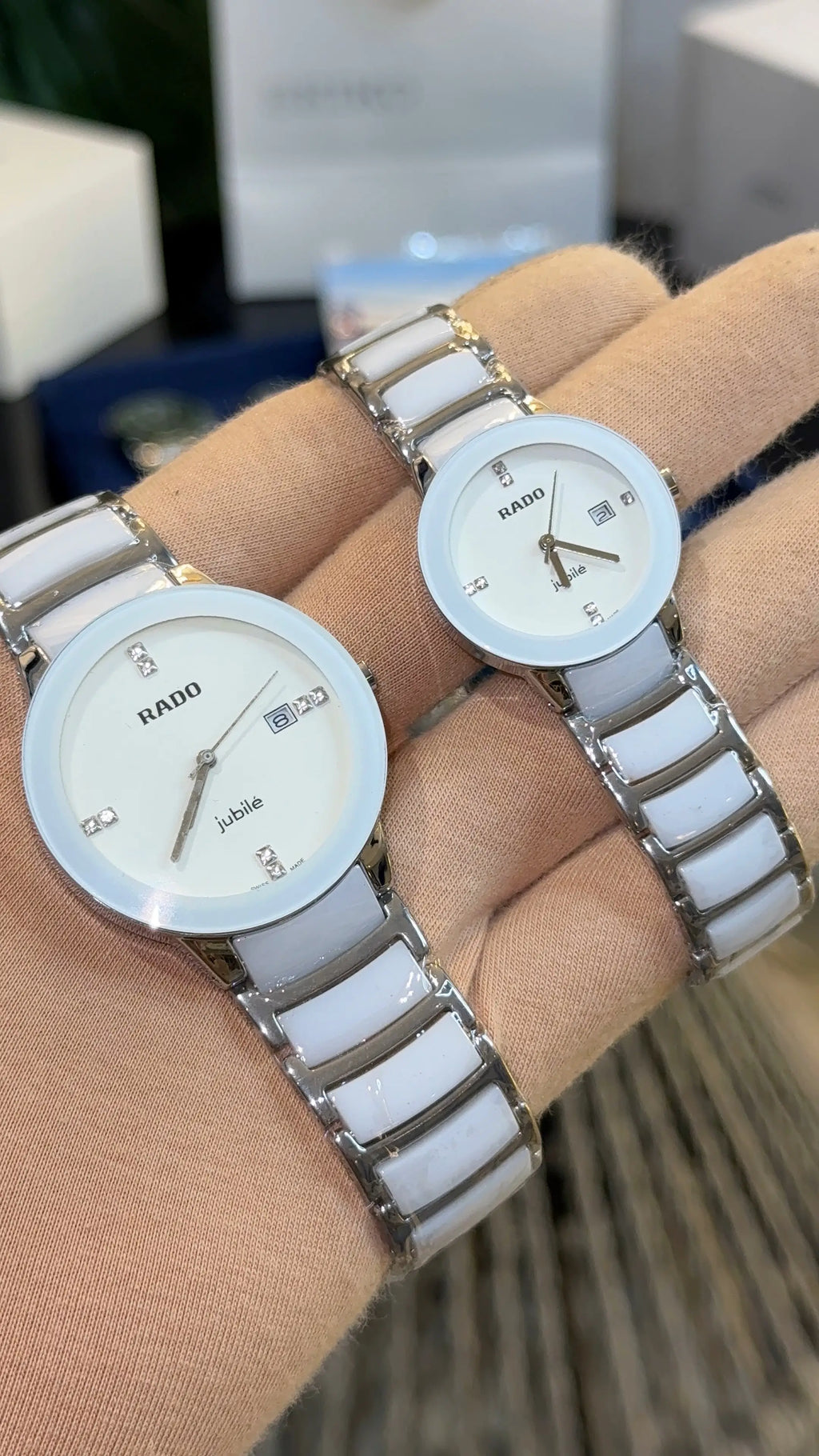 Rado Jubilee Couple White/Silver