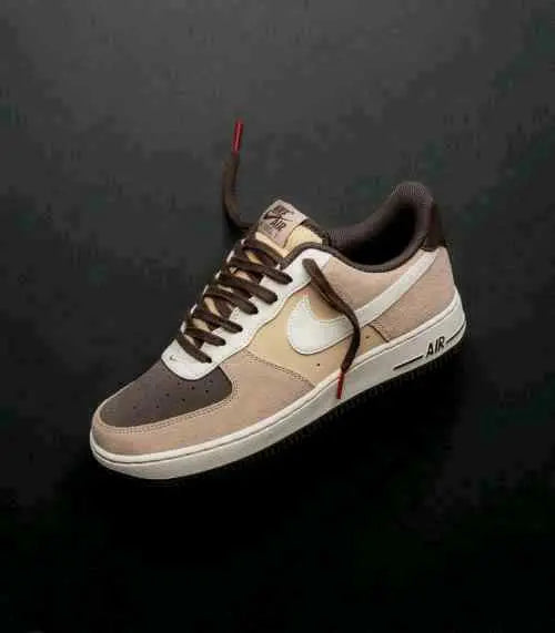 Nik e AirForce 1 Hemp Coconut Milk Suede