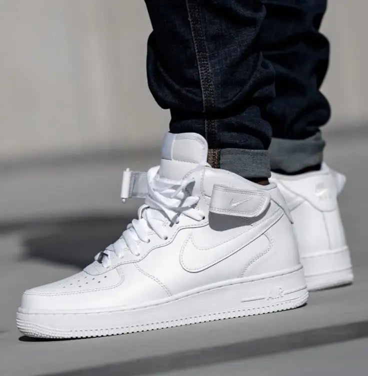 Nik e Air Force 1 Mid High Leather Quality Women Fixx