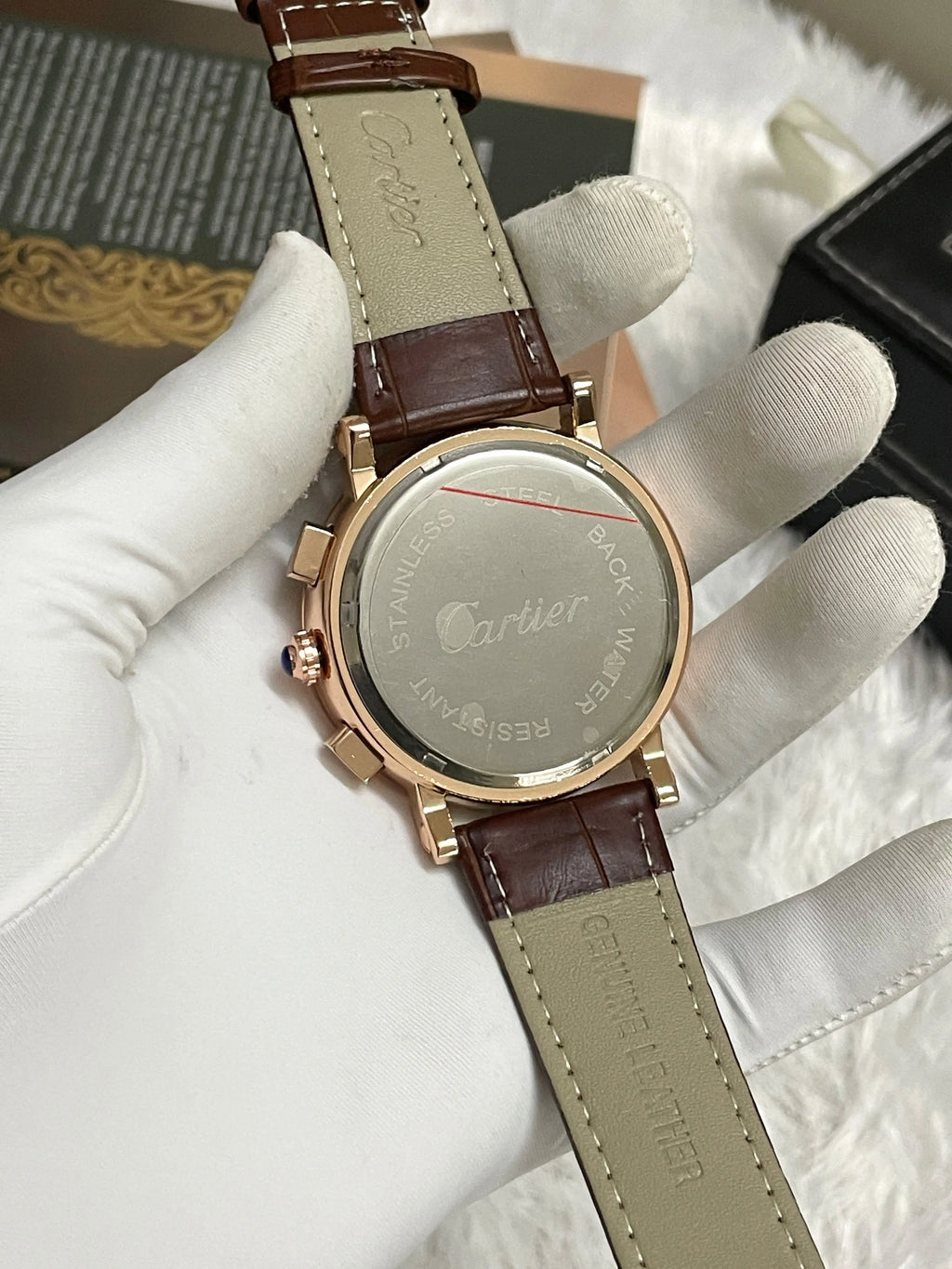 Cartier sun&moon leather