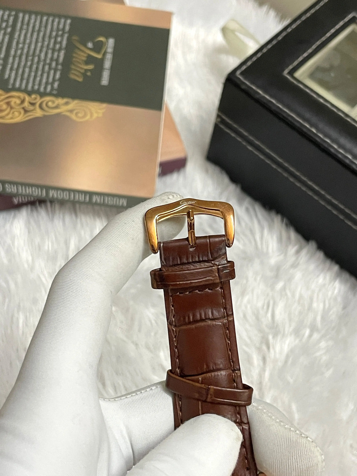 Cartier sun&moon leather