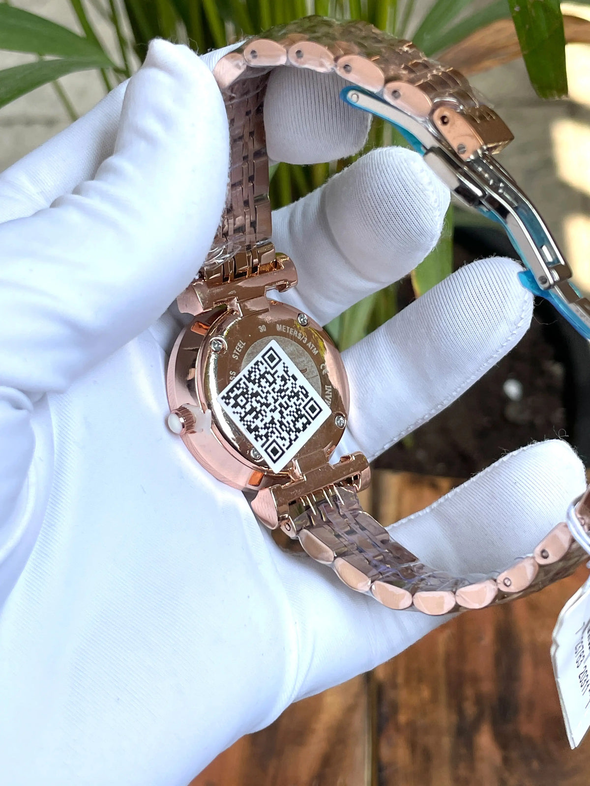 EM_PORIO ARMANI TWO  TONE ROSE GOLD  FLOWER