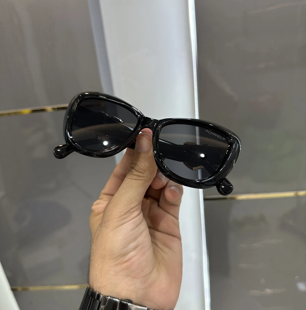 Chane l Heart Gold Black Premium Shades 5517