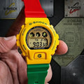 Gshock DW6900 Rasta Matte Theme