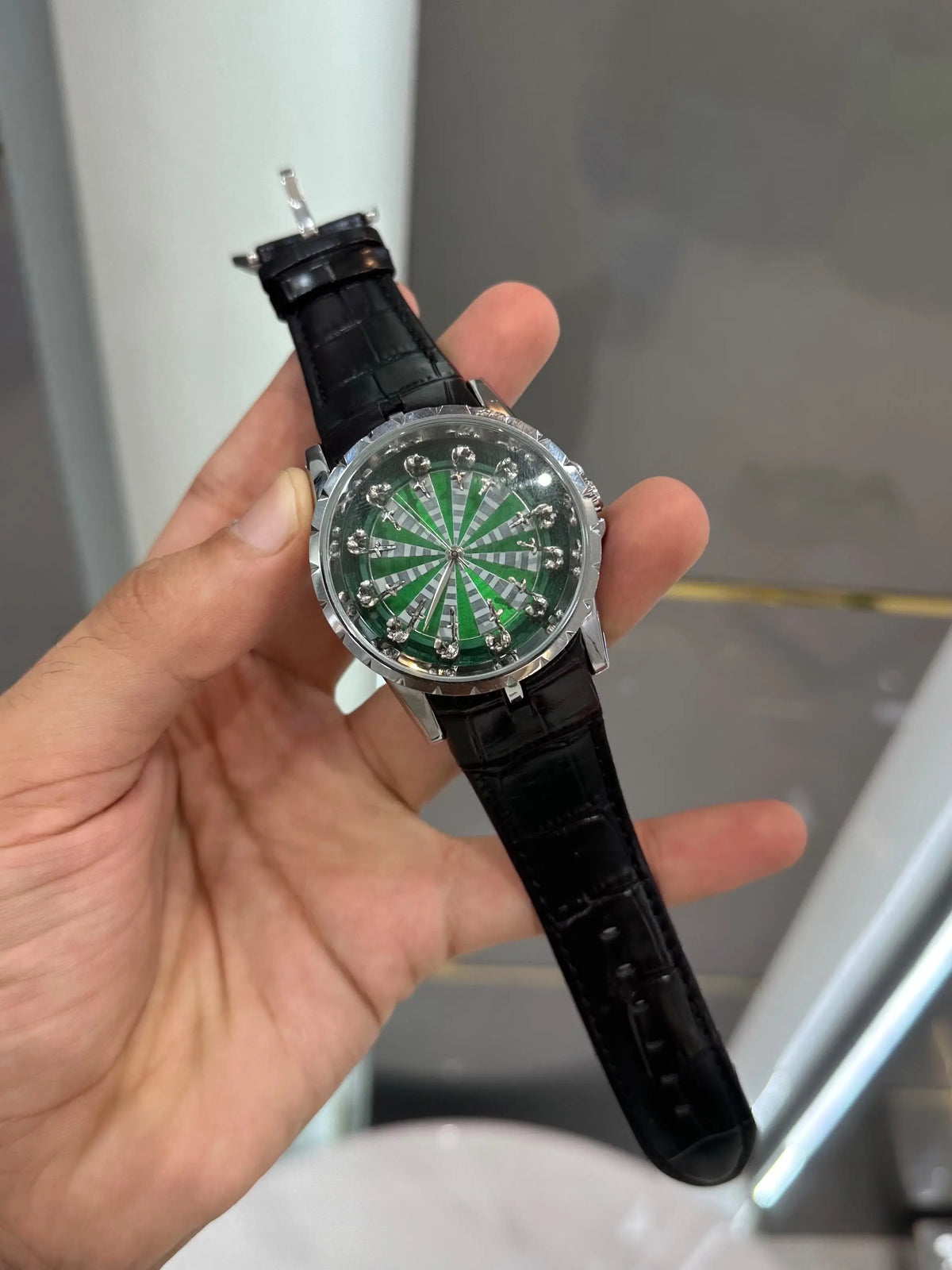 Roger Dubuis Onola Twelve Knights Silver Green Premium Watch