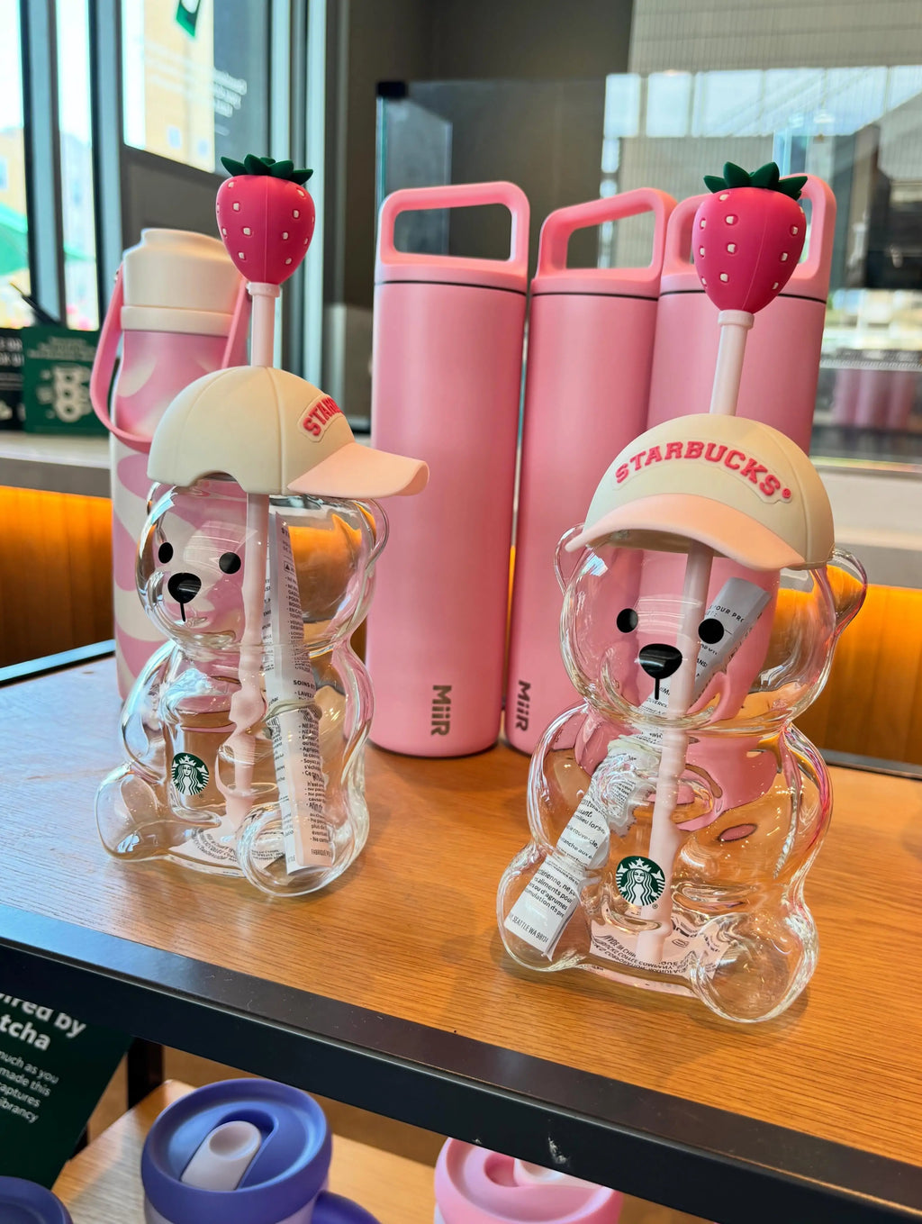 Starbucks Strawberry Pink Bearista Cup