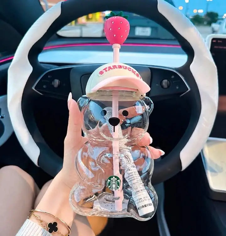 Starbucks Strawberry Pink Bearista Cup