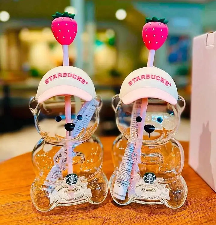Starbucks Strawberry Pink Bearista Cup